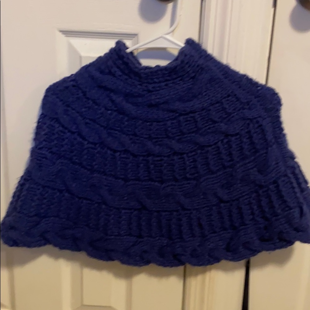 Dark Purple Poncho